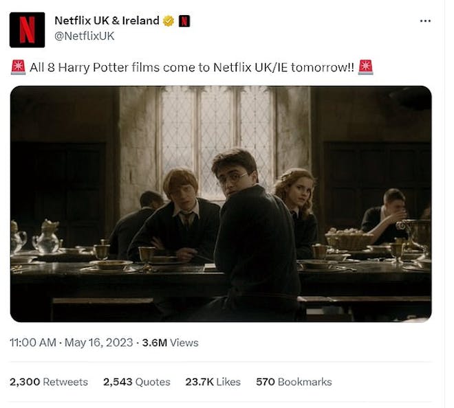 Harry Potter fans rejoice as all 8 movies are added to Netflix